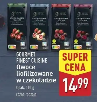 ALDI Maliny w ciemnej czekoladzie Gourmet Finest Cuisine oferta