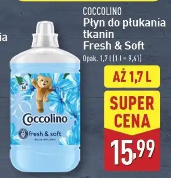 ALDI Płyn do płukania blue splash Coccolino Fresh & Soft oferta