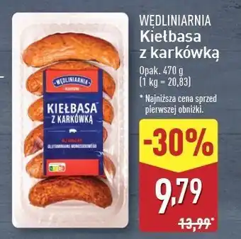 ALDI Kiełbasa z karkówką Wędliniarnia oferta