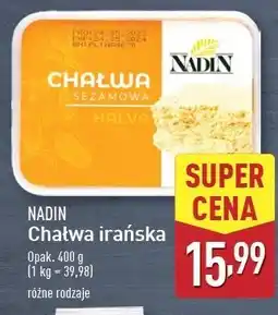 ALDI Chałwa irańska sezamowa Nadin oferta