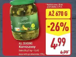 ALDI Korniszony premium All Seasons oferta