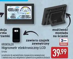 ALDI Higrometr termiczny Krontaler oferta