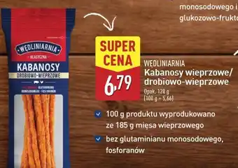 ALDI Kabanosy drobiowo-wieprzowe Wędliniarnia Classic oferta