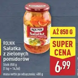 ALDI Sałatka z zielonych pomidorów Rolnik oferta