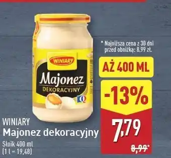 ALDI Majonez dekoracyjny Winiary oferta