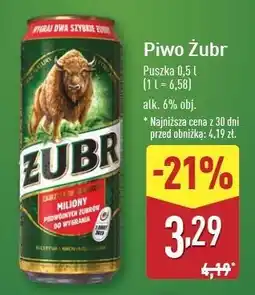 ALDI Piwo Żubr 1768 oferta