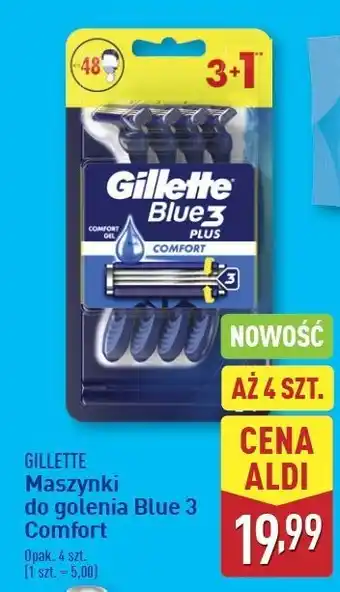 ALDI Maszynka do golenia Gillette Blue 3 Plus oferta