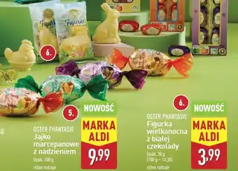 ALDI Baranek wielkanocny w białej czekoladzie Oster Phantasie oferta