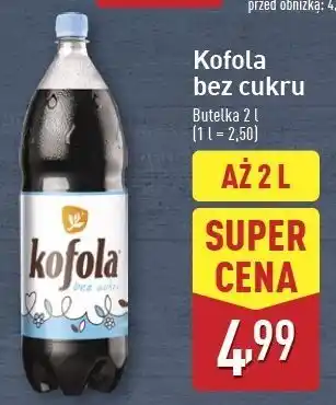 ALDI Napój bez cukru Kofola oferta