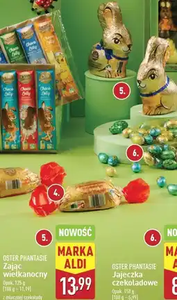 ALDI Figurki czekoladowe zajączki Oster Phantasie oferta