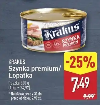 ALDI Konserwa łopatka Krakus Animex oferta