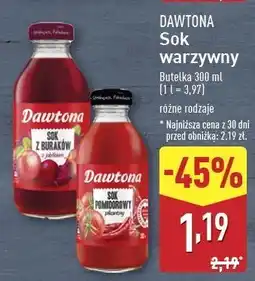 ALDI Sok pomidorowy pikantny Dawtona oferta