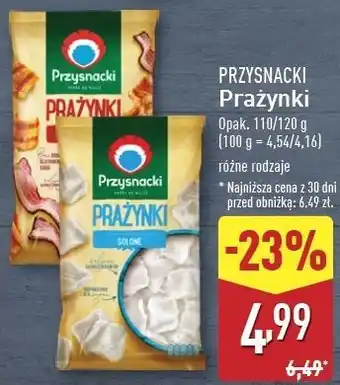 ALDI Prażynki solone Przysnacki oferta