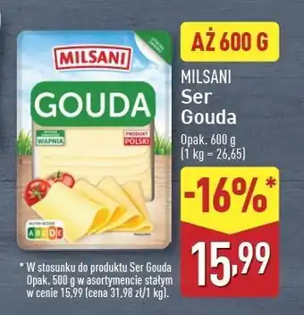 ALDI Ser gouda Milsani oferta