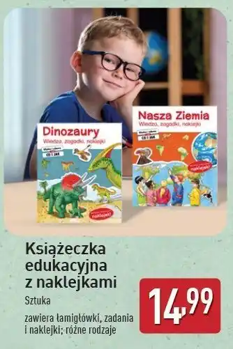 ALDI Dinozaury. wiedza zagadki naklejki oferta