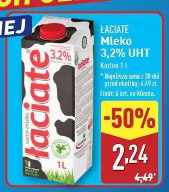 ALDI Mleko 3.2% Łaciate oferta