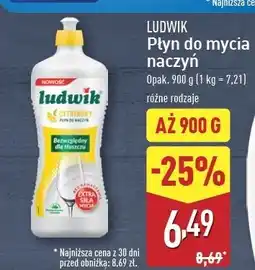 ALDI Płyn do naczyń cytrynowy Ludwik oferta