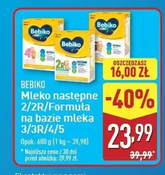 ALDI Mleko 5 Bebiko Junior oferta