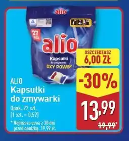 ALDI Kapsułki do zmywarki Alio oferta