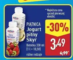 ALDI Jogurt pitny wanilia Piątnica Skyr oferta