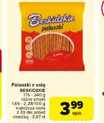 Carrefour Paluszki z solą Beskidzkie oferta