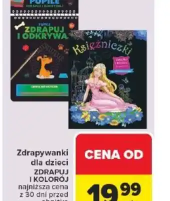 Carrefour Zdrapywanki dla dzieci oferta