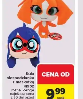 Carrefour Kula niespodzianka z maskotką 4KIDZ oferta