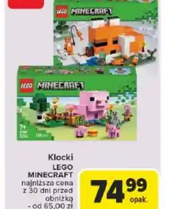 Carrefour Klocki LEGO Minecraft oferta