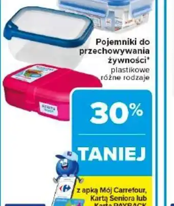 Carrefour Pojemniki do przechowywania żywności oferta