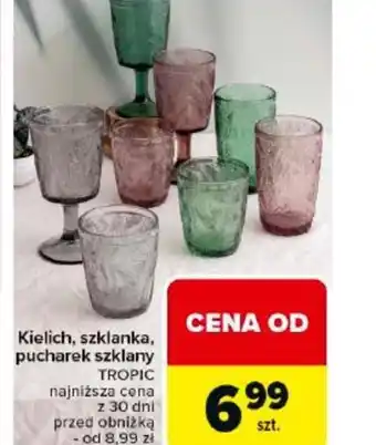 Carrefour Kielich, szklanka, pucharek szklany Tropic oferta