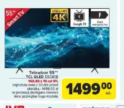 Carrefour Telewizor 55" TCL QLED 55C618 oferta