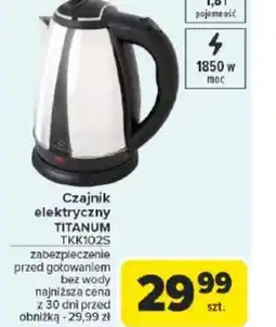 Carrefour Czajnik elektryczny TITANUM TKK1025 oferta