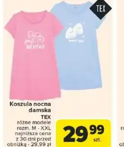 Carrefour Koszula nocna damska TEX oferta