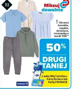 Carrefour Ubrania marki TEX oferta