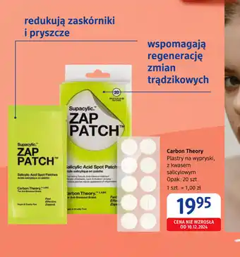 dm drogerie markt Carbon Theory Plastry na wypryski, z kwasem salicylowym oferta