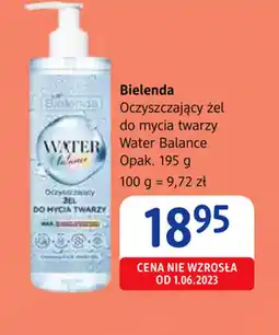 dm drogerie markt Bielenda Oczyszczający żel do mycia twarzy Water Balance oferta