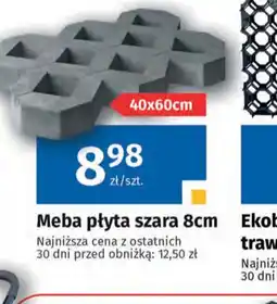 Bat Meba płyta szara 8cm oferta