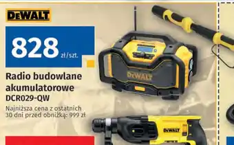 Bat Radio budowlane akumulatorowe DeWalt DCR029-QW oferta