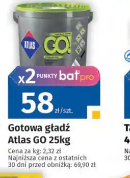 Bat Gotowa gładź Atlas GO oferta