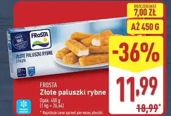 ALDI FROSTA Złote paluszki rybne oferta