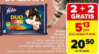 Carrefour Felix Duo Karma dla kota oferta