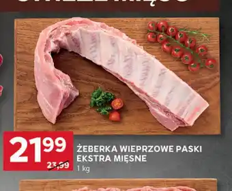 Stokrotka Optima Zeberka wieprzowe paski ekstra mięsne oferta