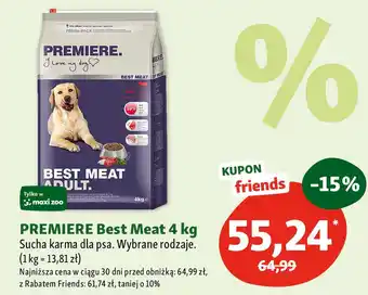 Maxi Zoo PREMIERE Best Meat Sucha karma dla psa oferta