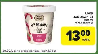 Carrefour Express Lody jak dawniej oferta