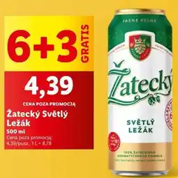 Lidl Piwo Zatecky oferta