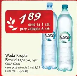 Cezar Delikatesy Kropla Beskidu Naturalna woda mineralna niegazowana 1,5 l oferta