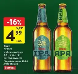 Intermarche Żywiec Sesyjne IPA Piwo jasne 500 ml oferta