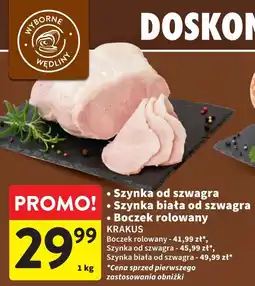 Intermarche Szynka od szwagra Krakus Animex oferta