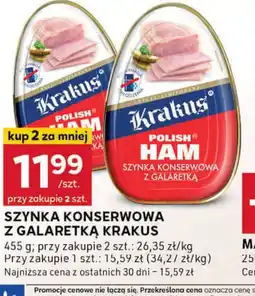 Stokrotka Optima Szynka konserwowa z galaretką Krakus oferta