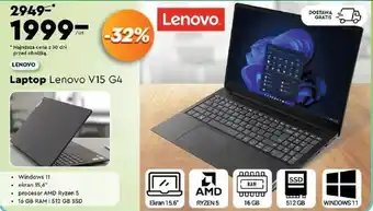 Biedronka Laptop Lenovo V15 G4 oferta